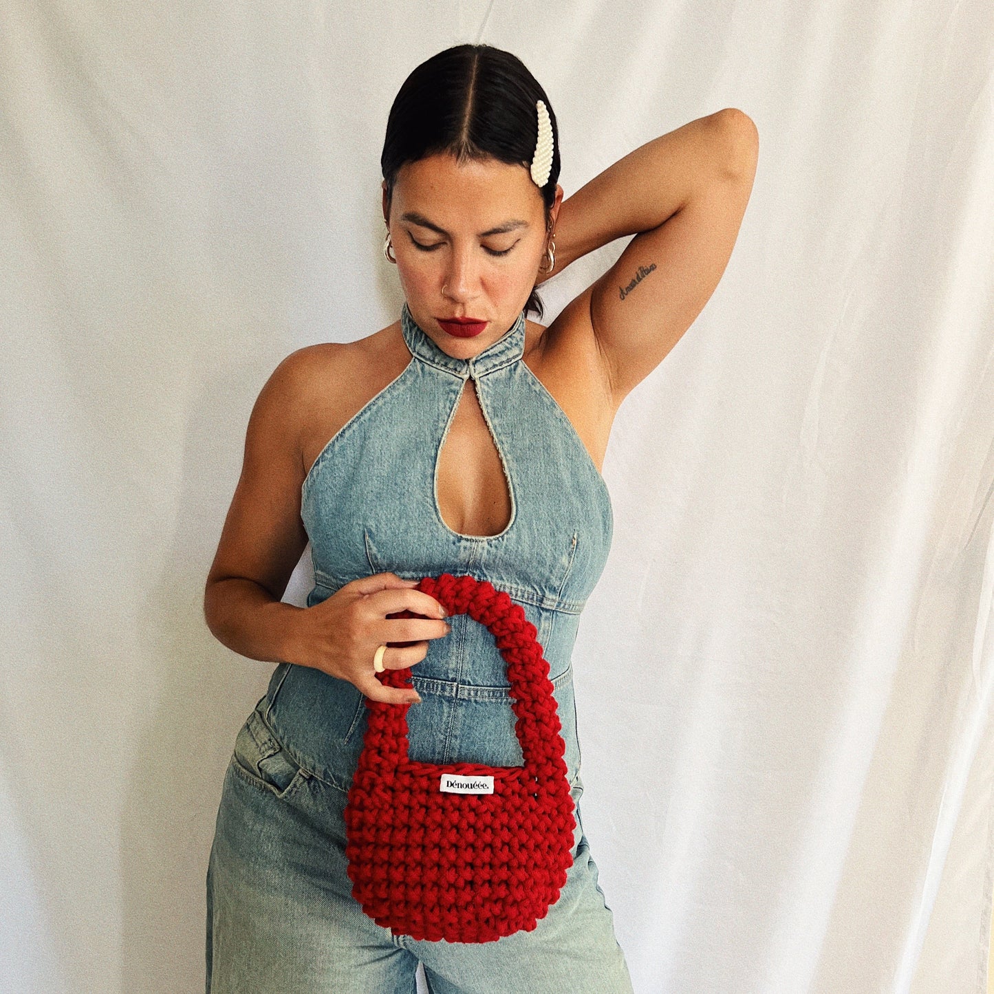 LE MINI SAC BOULE - Rouge