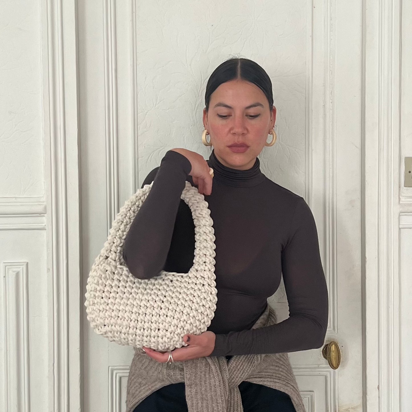 LE SAC BOULE - Crème