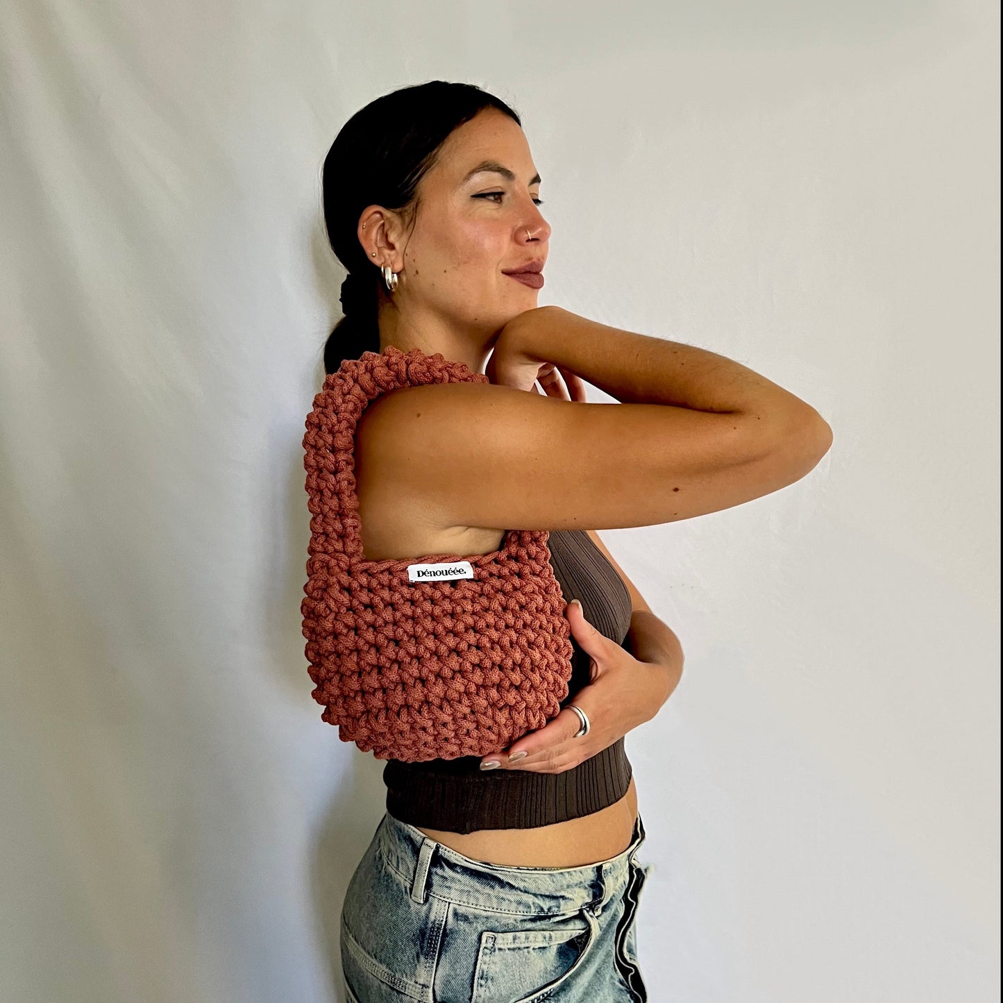 LE MINI SAC BOULE - Brique
