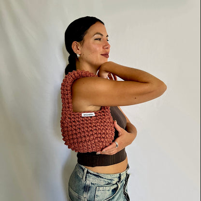 LE MINI SAC BOULE - Brique