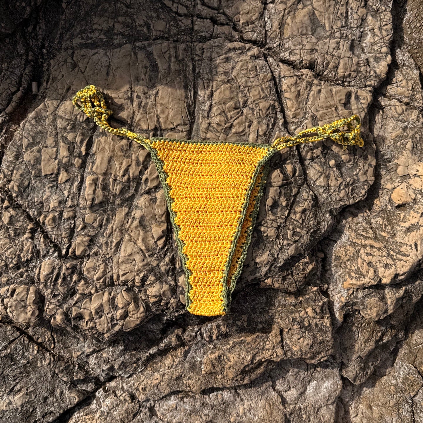 LE BIKINI Bas - Jaune Vert
