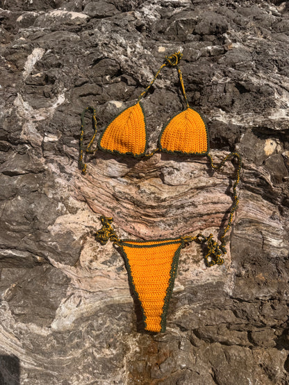 LE BIKINI Bas - Jaune Vert