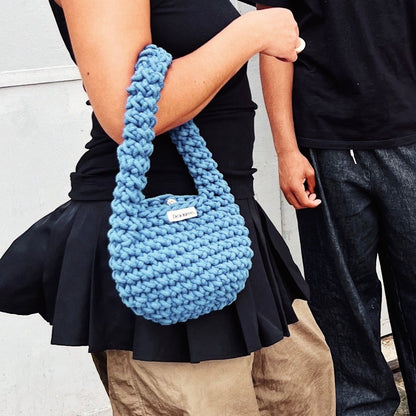 LE MINI SAC BOULE - Bleu Ciel