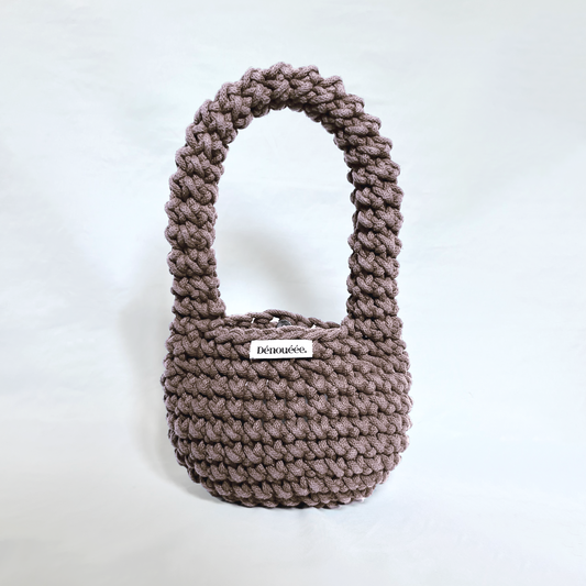 LE MINI SAC BOULE - Marron glacé