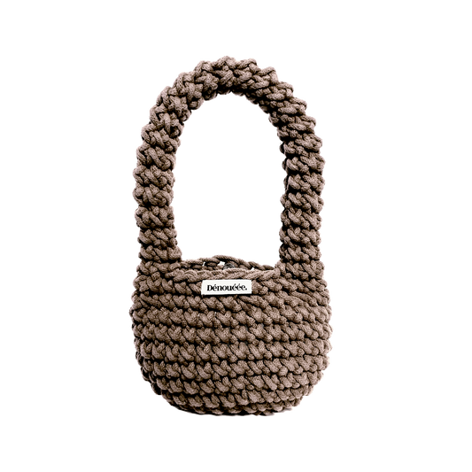 LE MINI SAC BOULE - Marron glacé