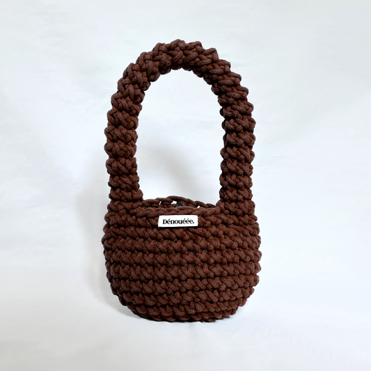 LE MINI SAC BOULE - Chocolat